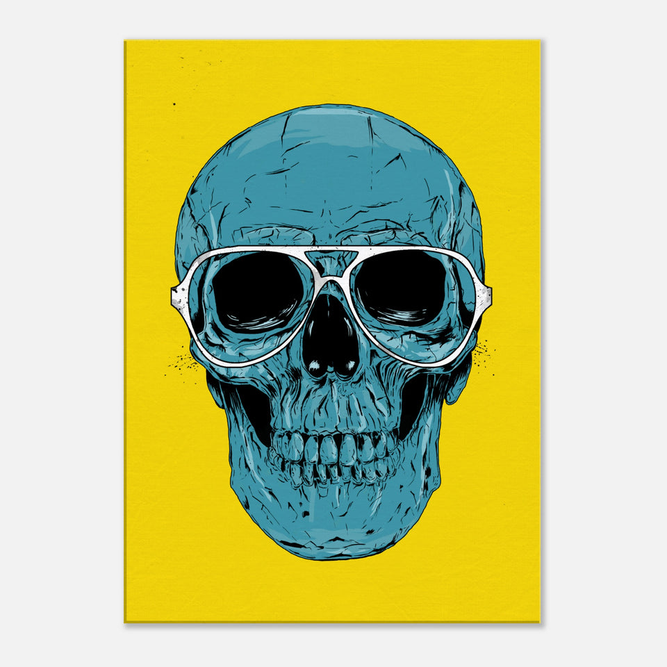 Blue Skull Canvas