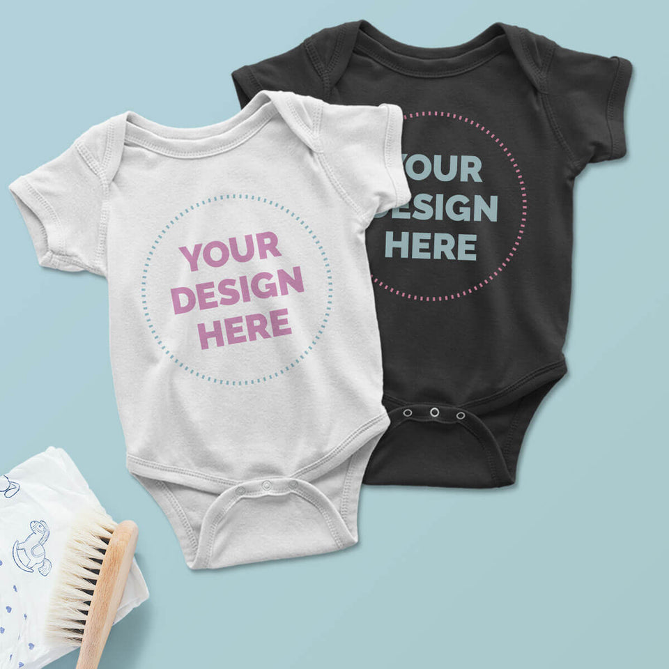 Personalized Baby Short Sleeve Bodysuit