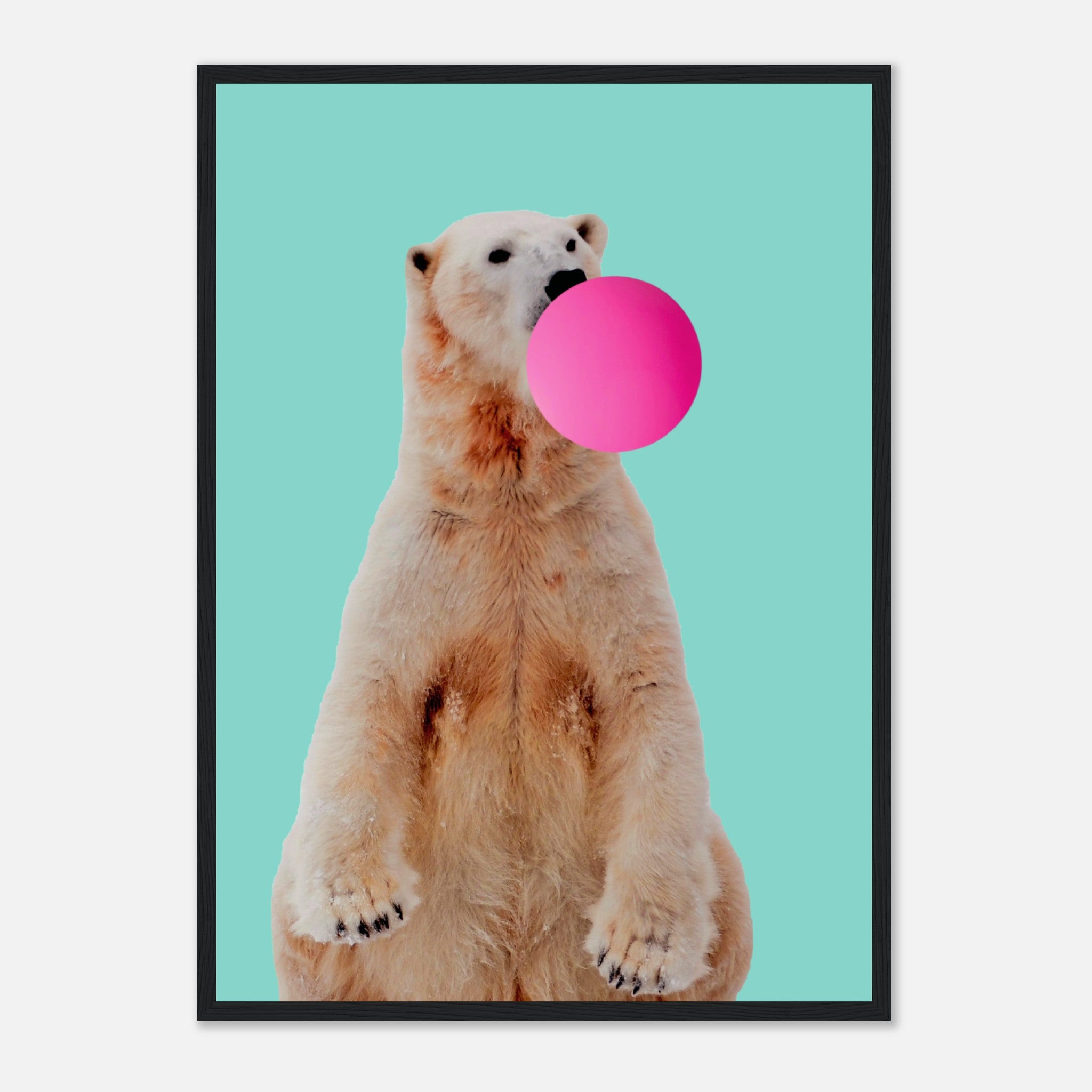 Bubblegum Polar Bear 2 Poster