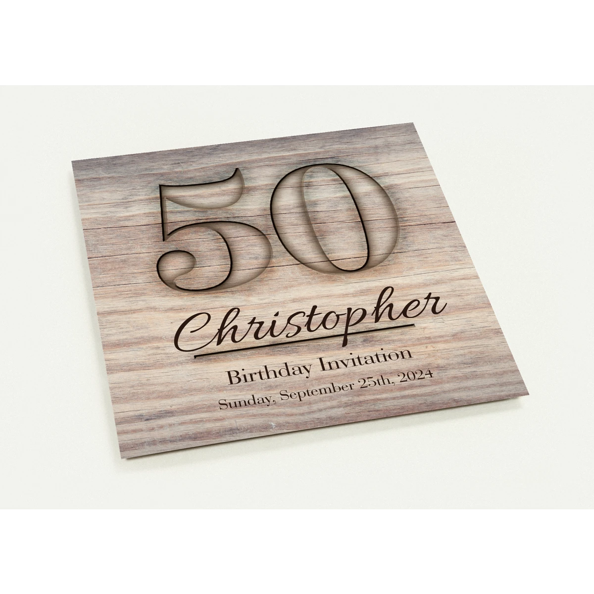 50th Birthday Invitations