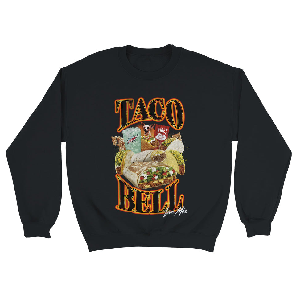 Taco Bell 90'er Bootleg Crewneck Sweatshirt