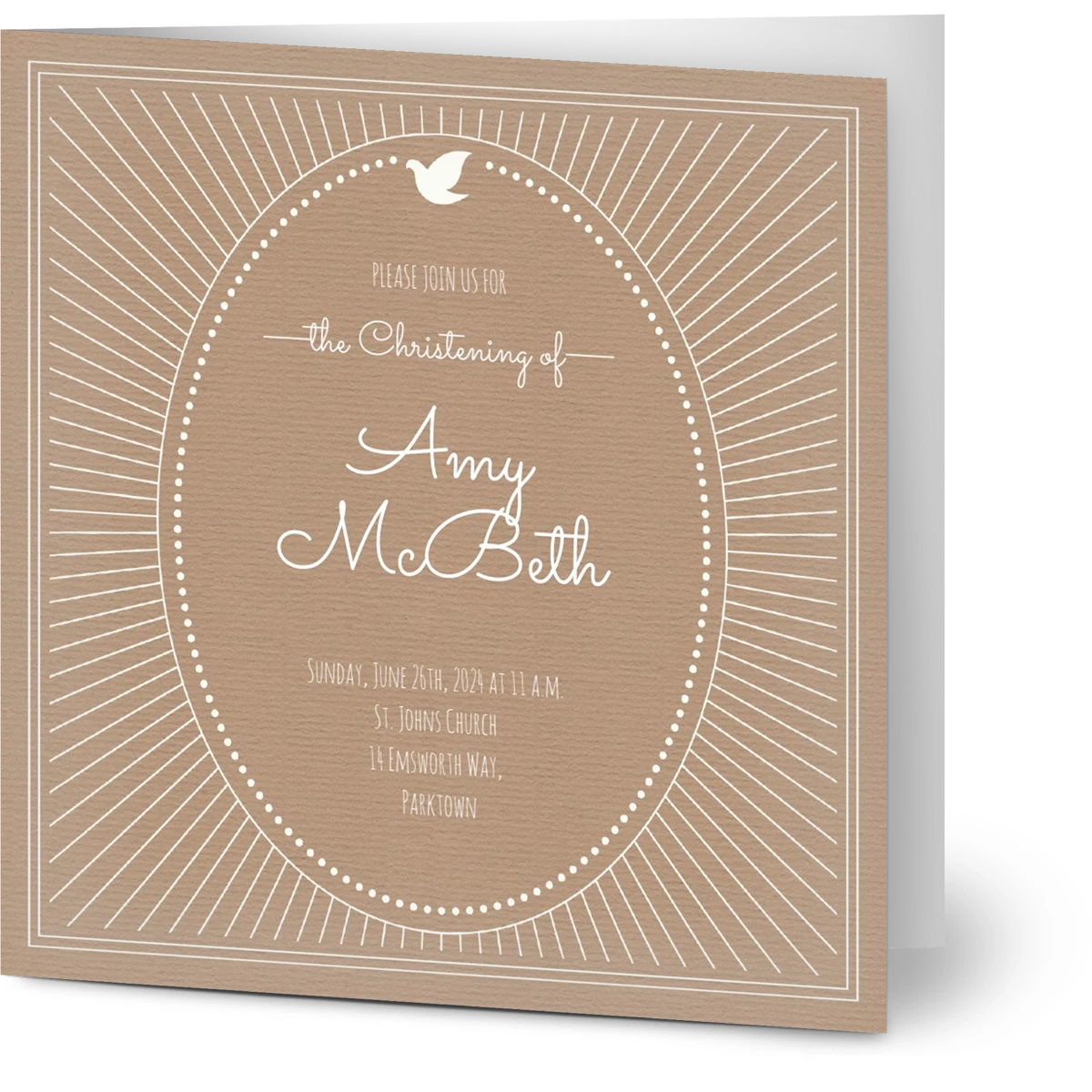 Girl Christening Invitations