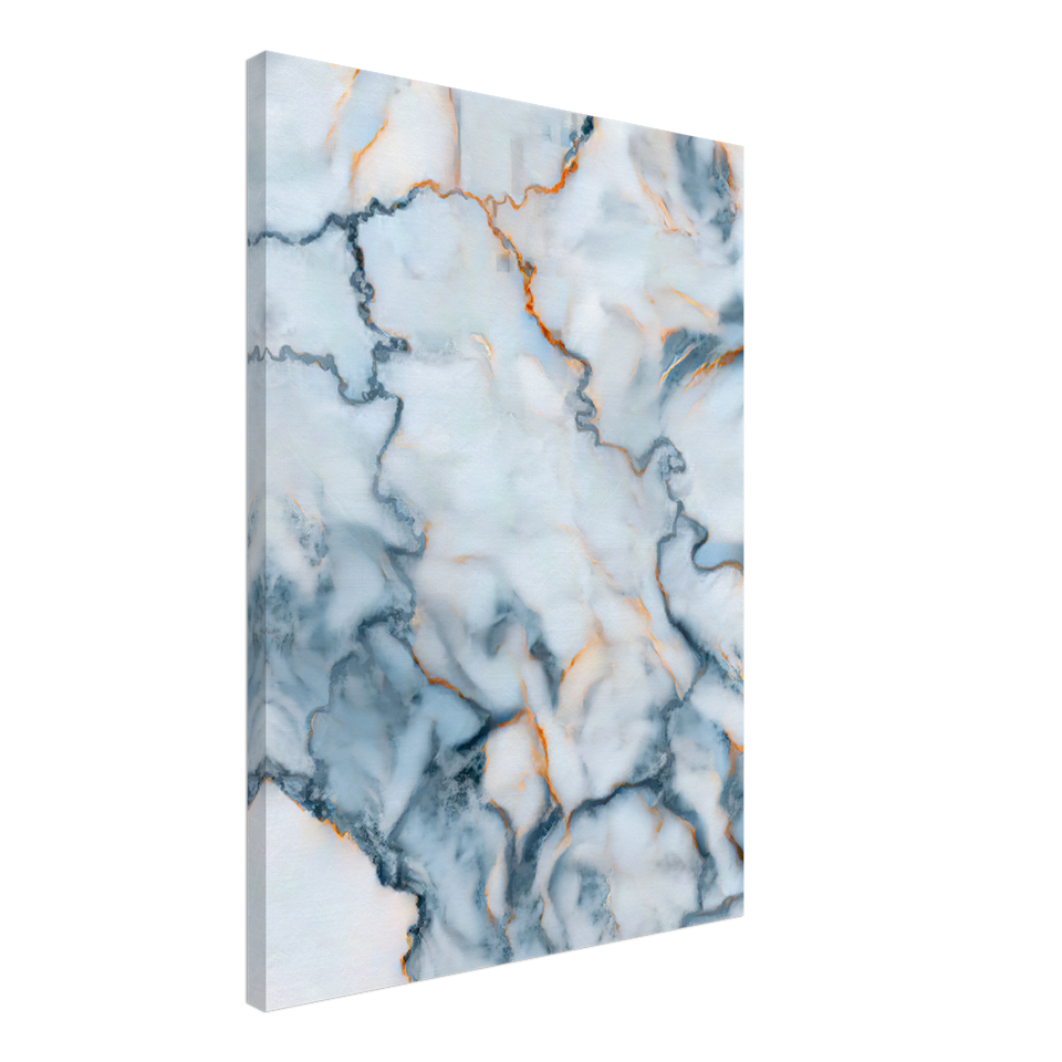 Serbia Marble Map Canvas