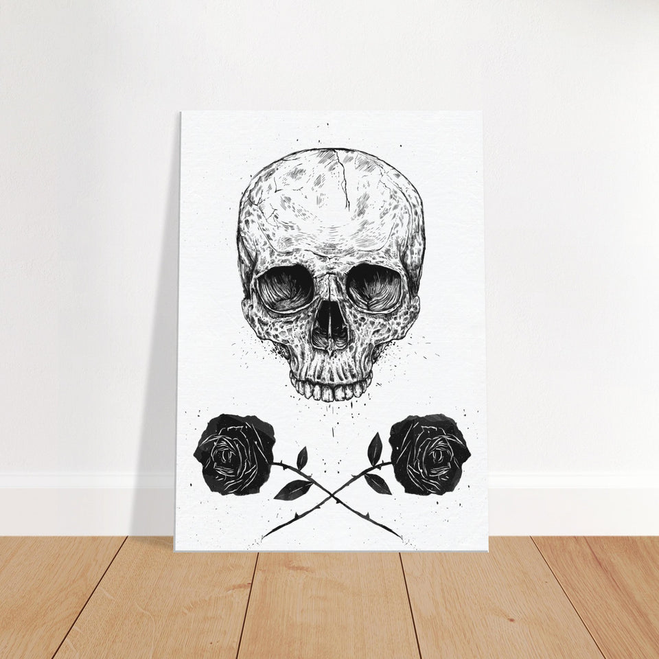 Skull N Roses Canvas