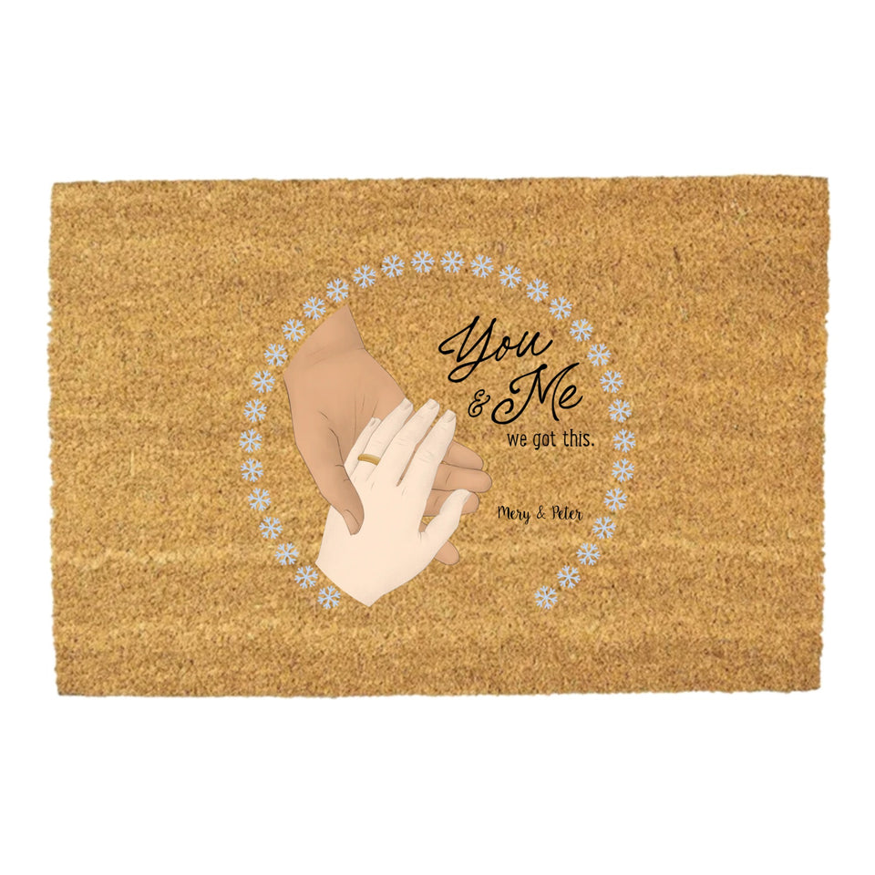 Outdoor Mat You & me - Hands